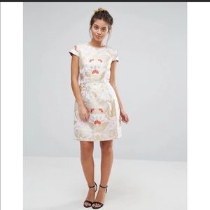 Ted Baker London | ISLAAY Straw Opulent Tulip Shift Dress